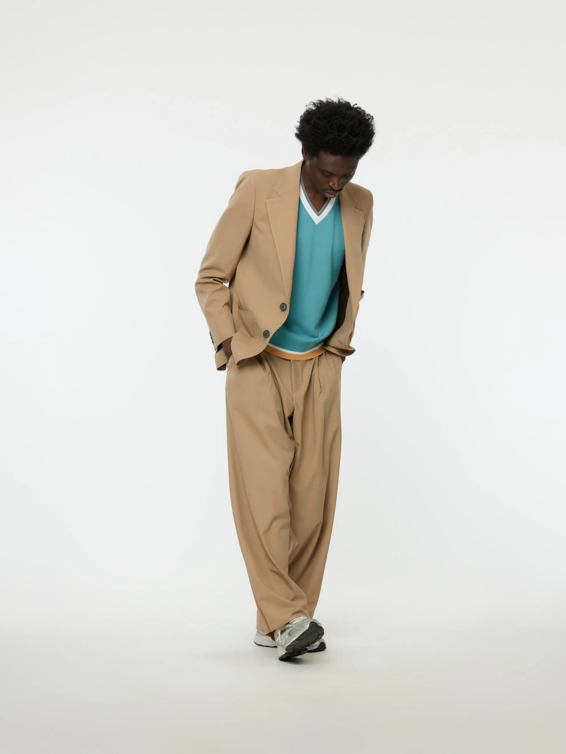 2-Button Sport Coat (Beige)