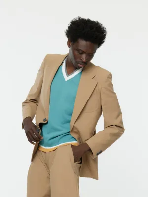 2-Button Sport Coat (Beige)