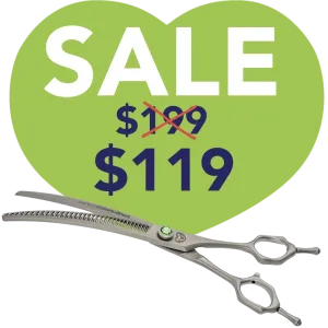 7" Premium Hybrid 30T Curved Chunker Shear by PetStore.Direct