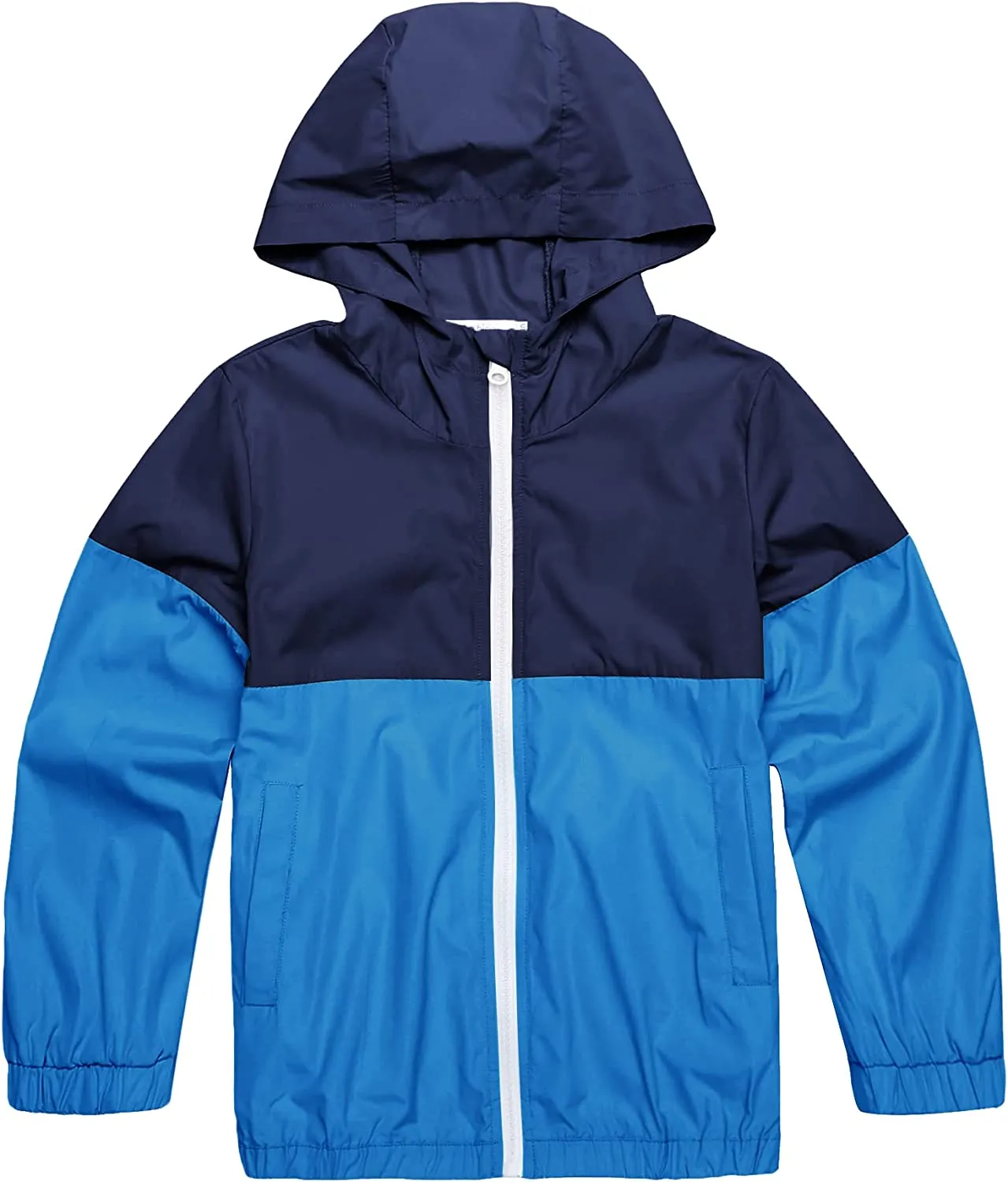 Arshiner Boys Girls Hooded Rain Jackets Waterproof Rain coats Packable Windbreaker for Kids Lightweight Jackets