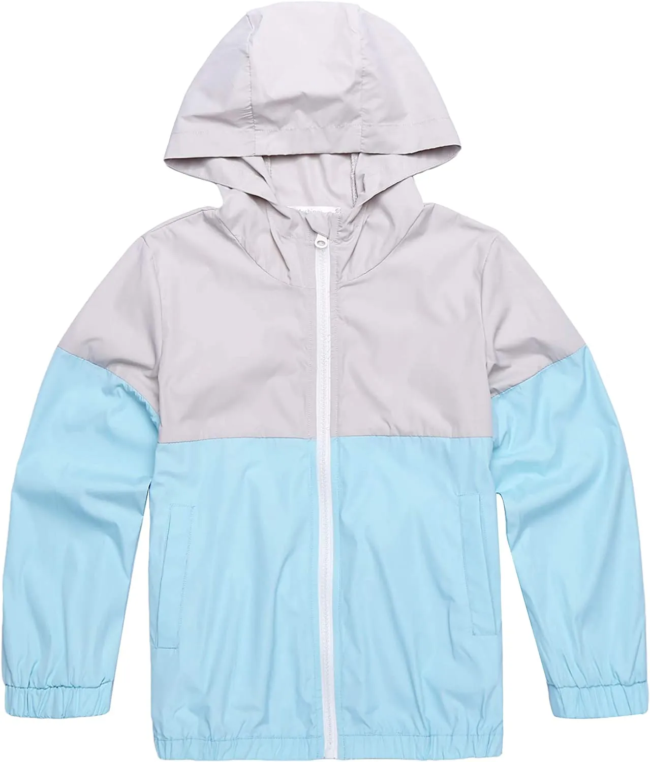 Arshiner Boys Girls Hooded Rain Jackets Waterproof Rain coats Packable Windbreaker for Kids Lightweight Jackets
