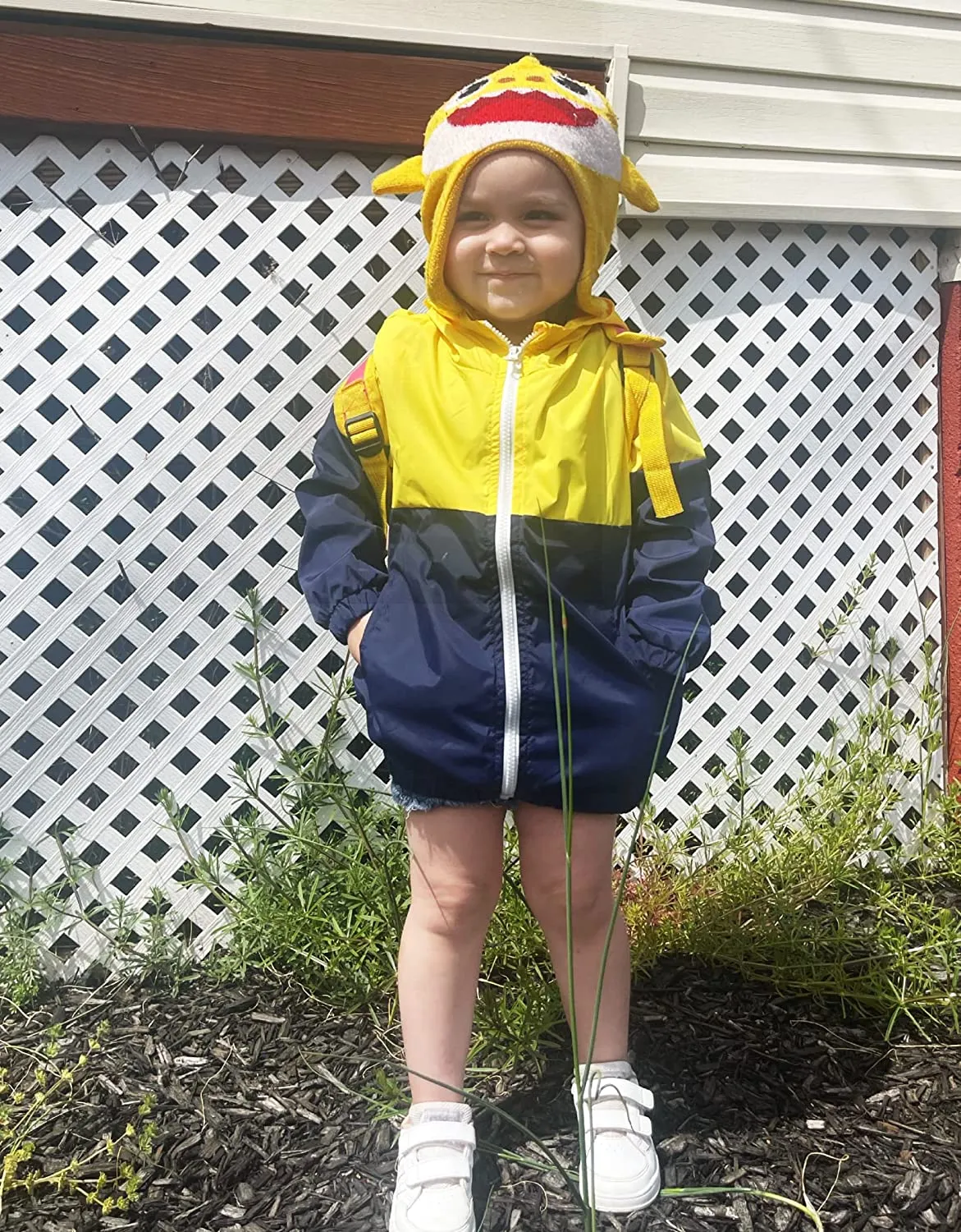 Arshiner Boys Girls Hooded Rain Jackets Waterproof Rain coats Packable Windbreaker for Kids Lightweight Jackets