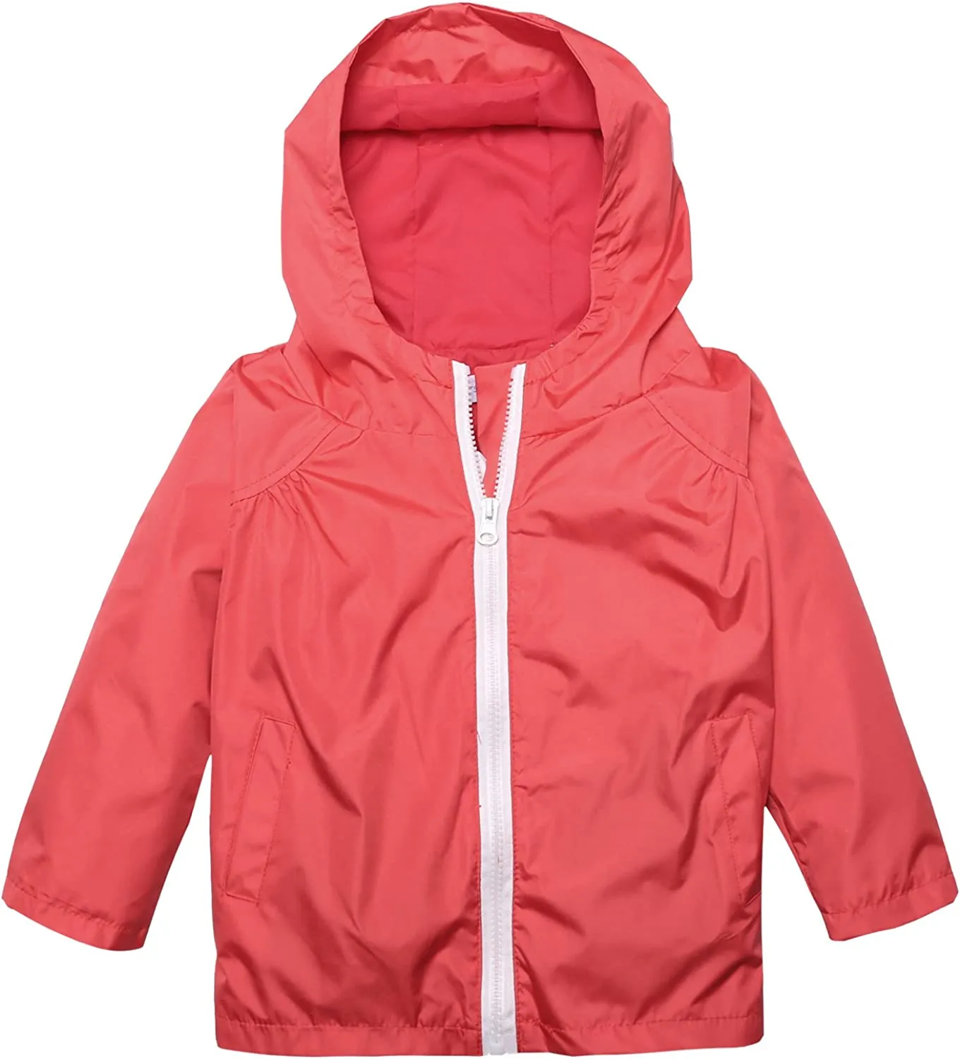 Arshiner Boys Girls Hooded Rain Jackets Waterproof Rain coats Packable Windbreaker for Kids Lightweight Jackets
