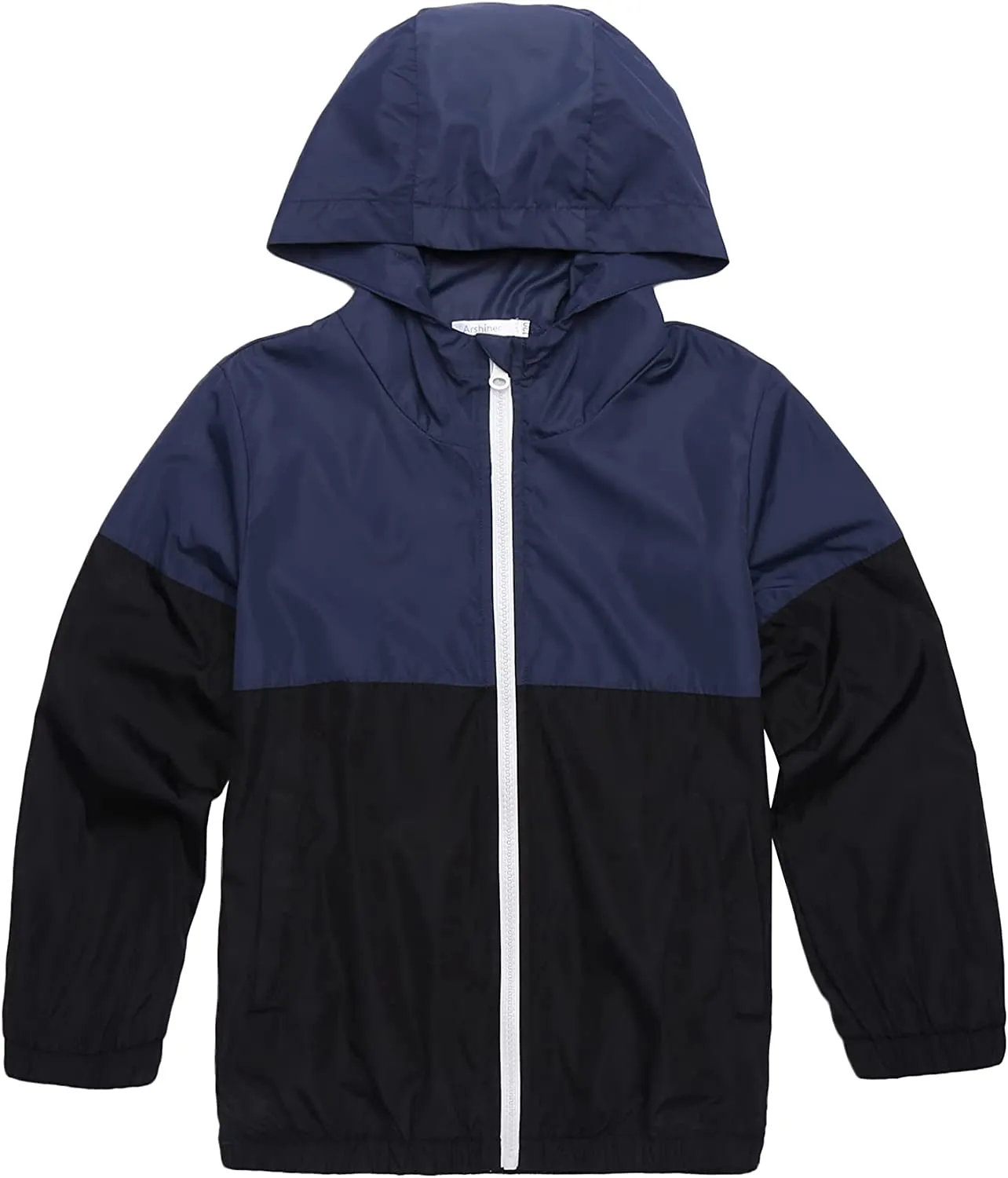 Arshiner Boys Girls Hooded Rain Jackets Waterproof Rain coats Packable Windbreaker for Kids Lightweight Jackets