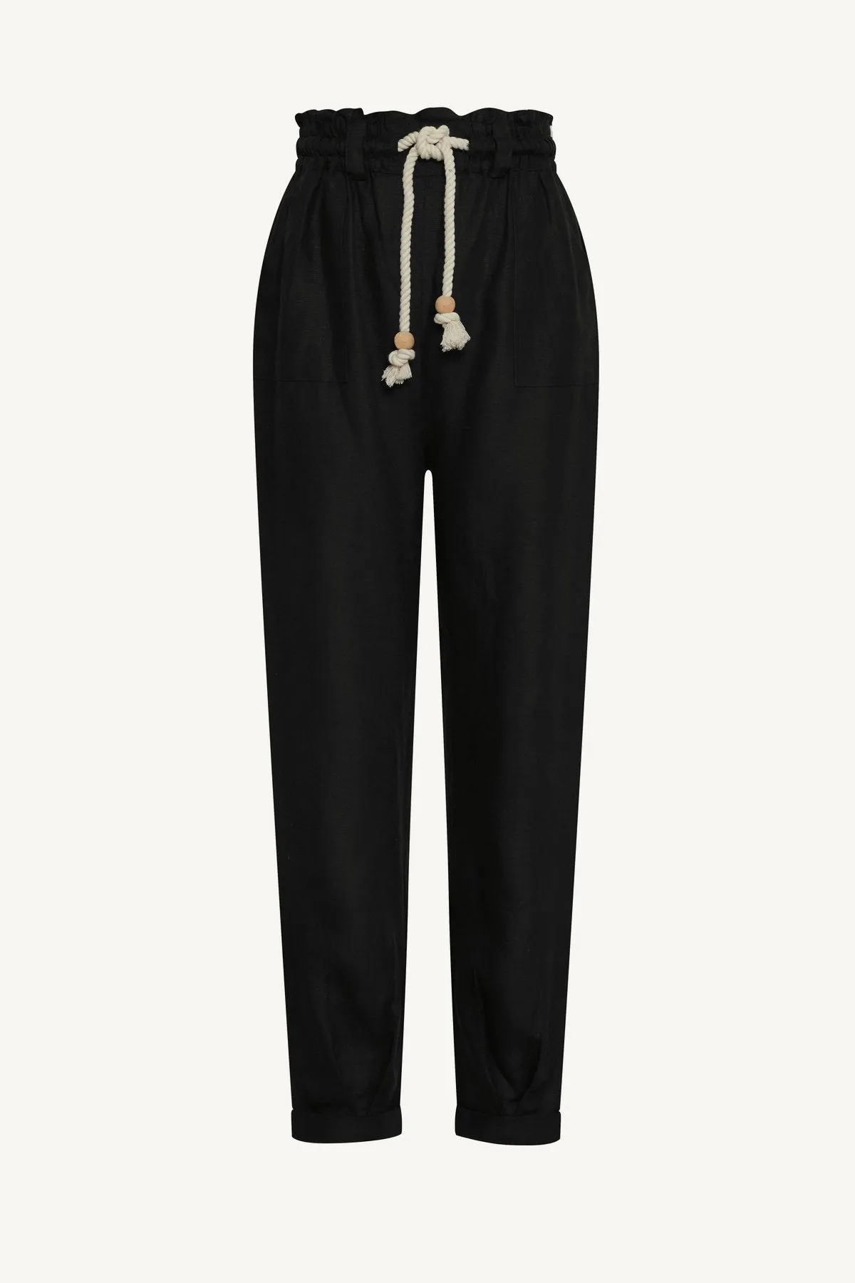 Avery Pant - Black EcoLinen