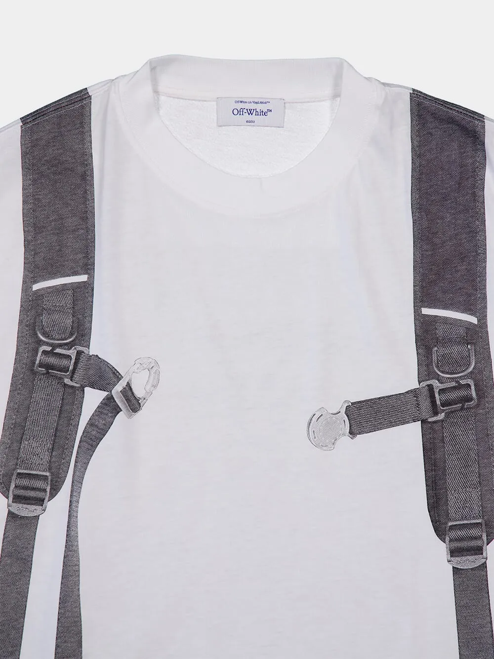 Backpack-Print Cotton T-Shirt