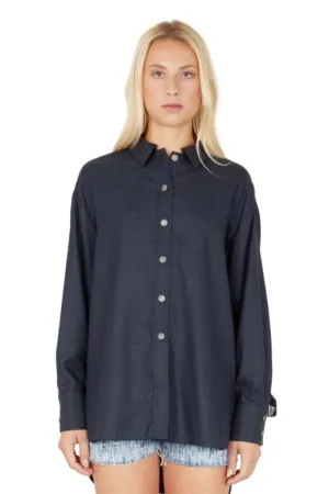 Benjamin Benmoyal - Oversized Shirt: Navy