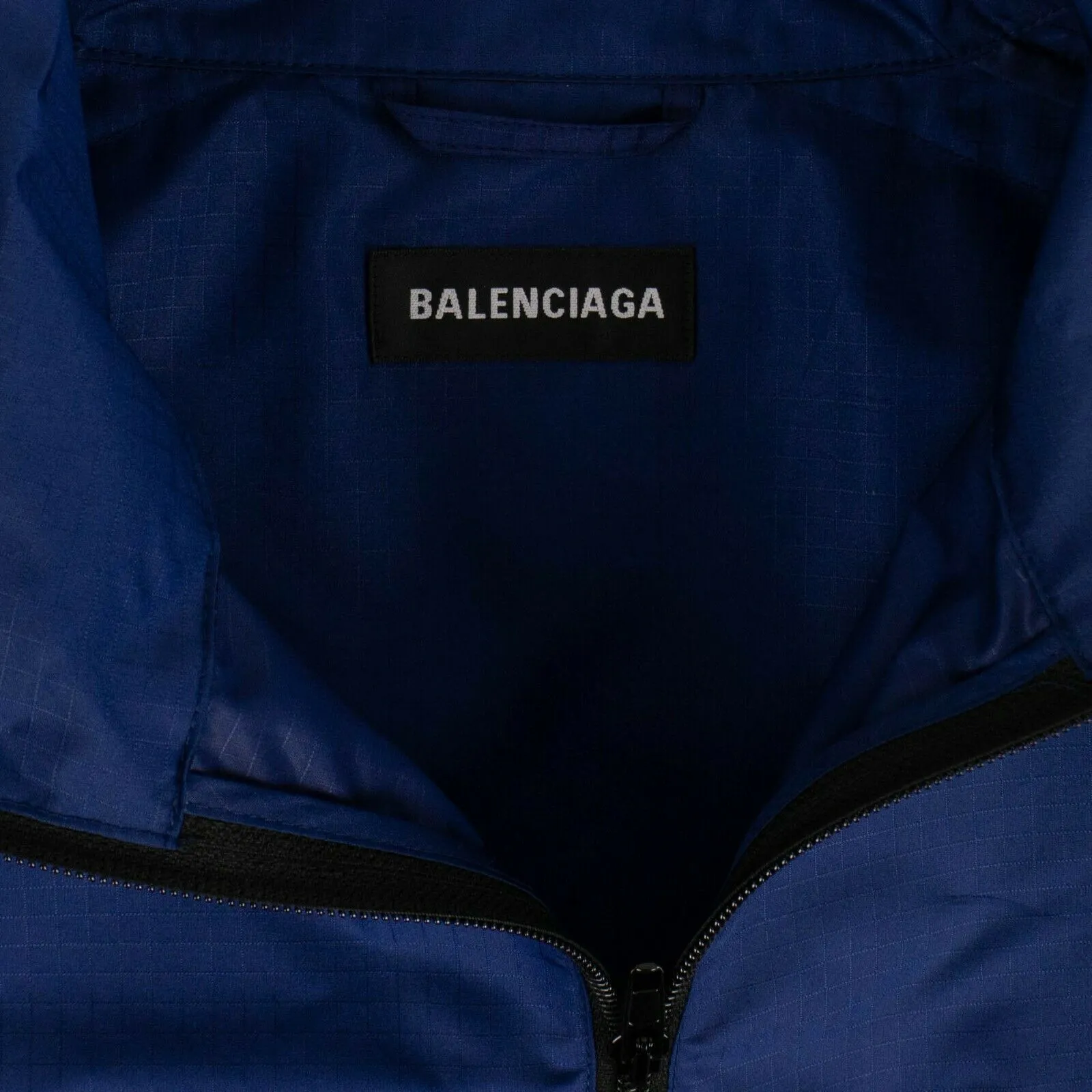 Blue and Red Logo Zip-UP Jacket