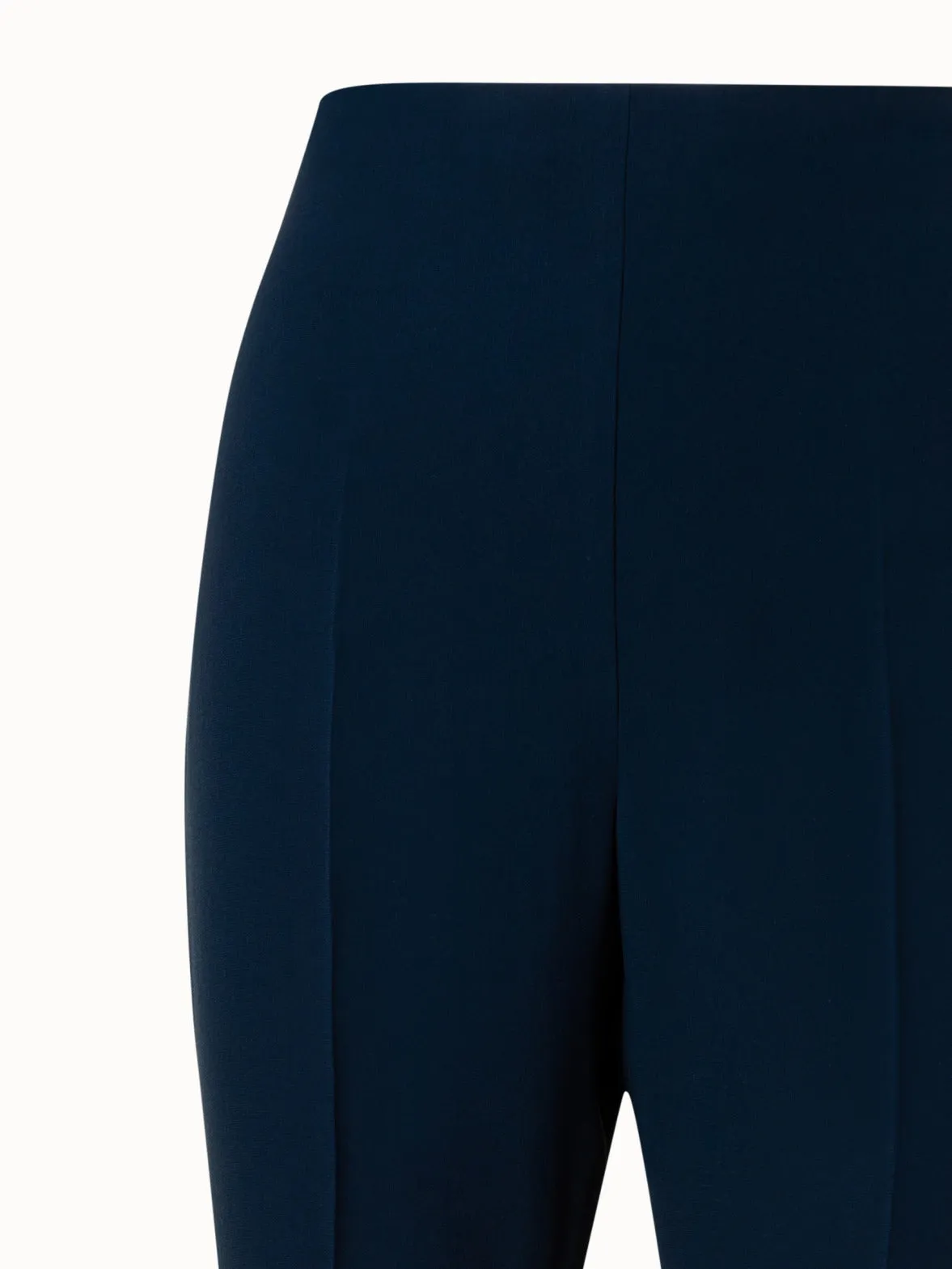 Bootcut Layered Silk Pants with Slits