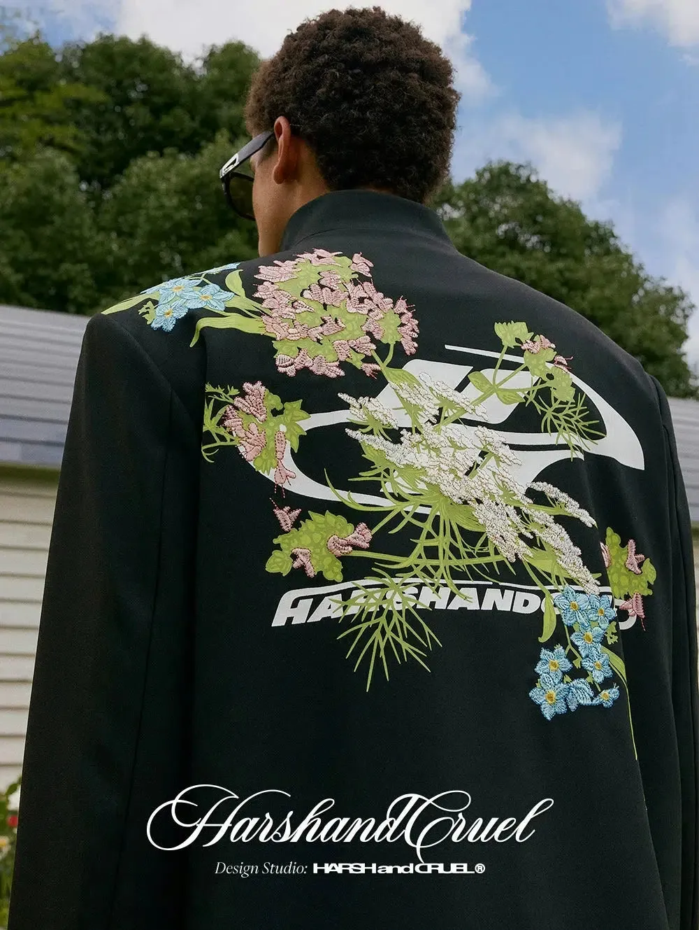 Chinese Style Zhongshan Collar Embroidered Jacket