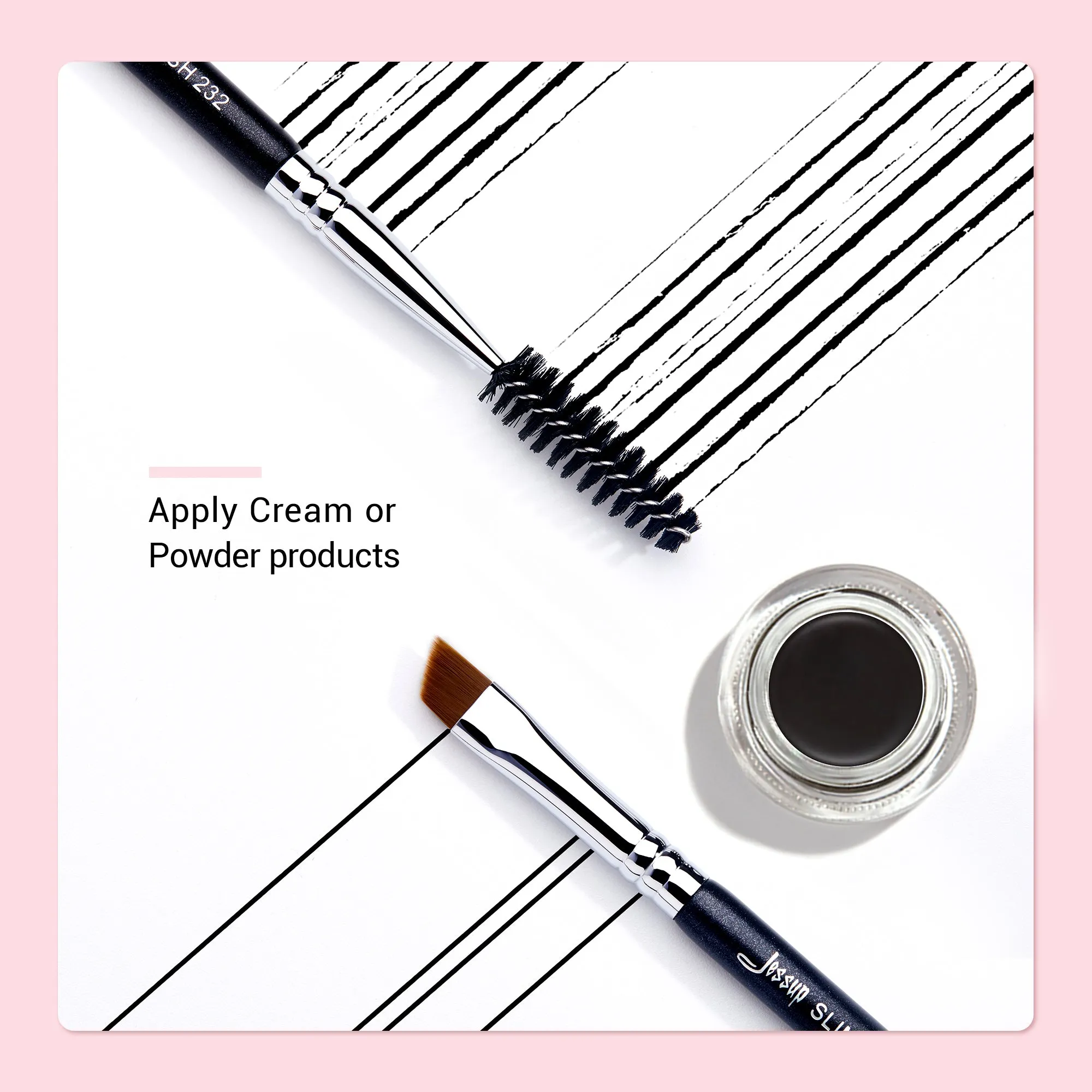Dual-head Eyebrow Eyelash Brush S152