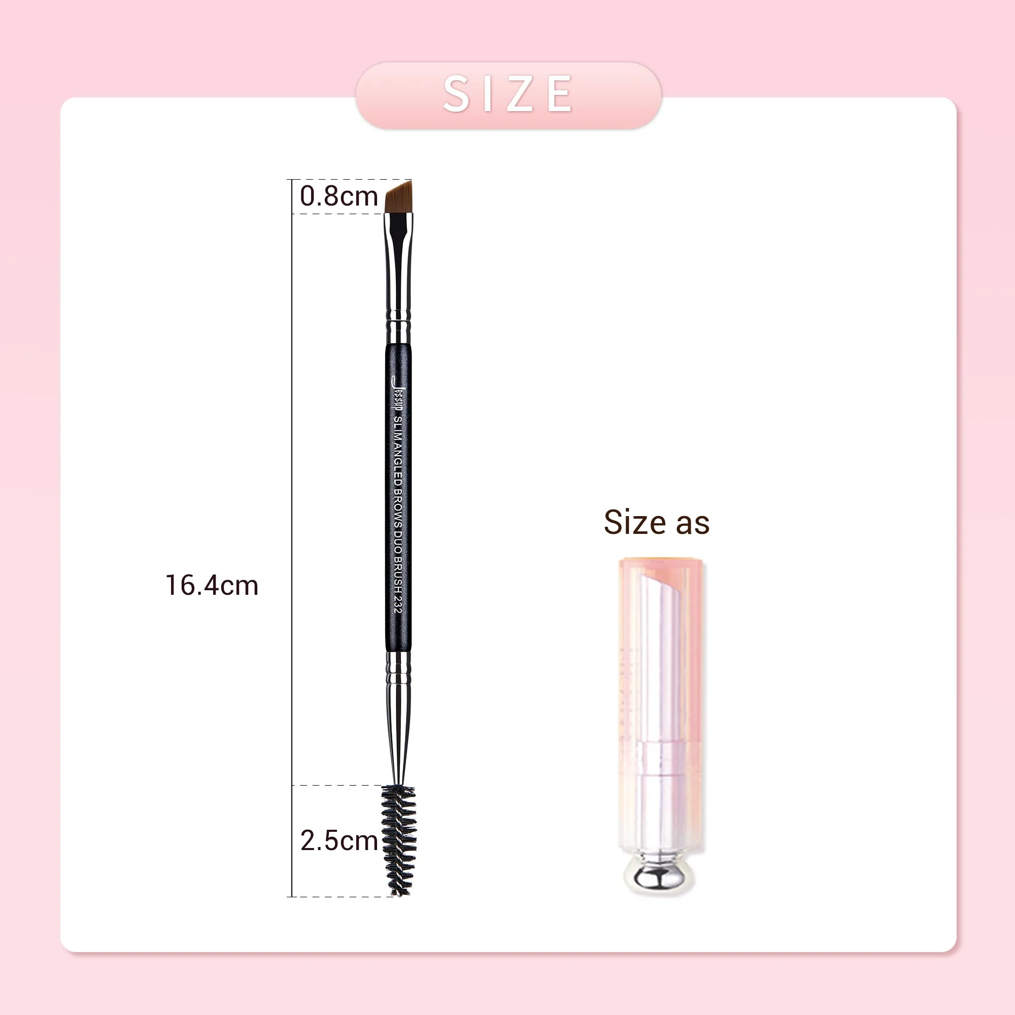 Dual-head Eyebrow Eyelash Brush S152