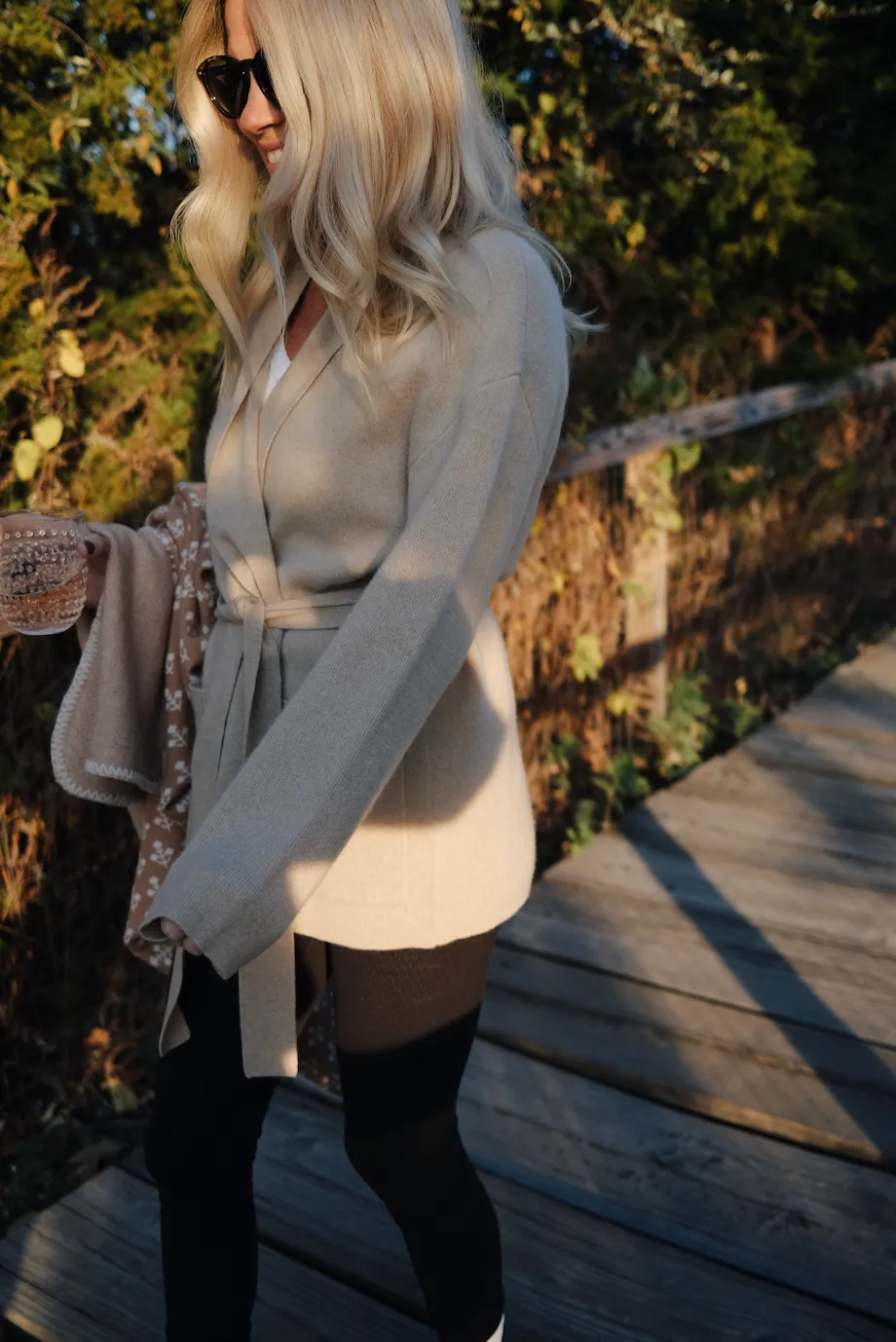 Eliza Cashmere Wrap - Oatmeal