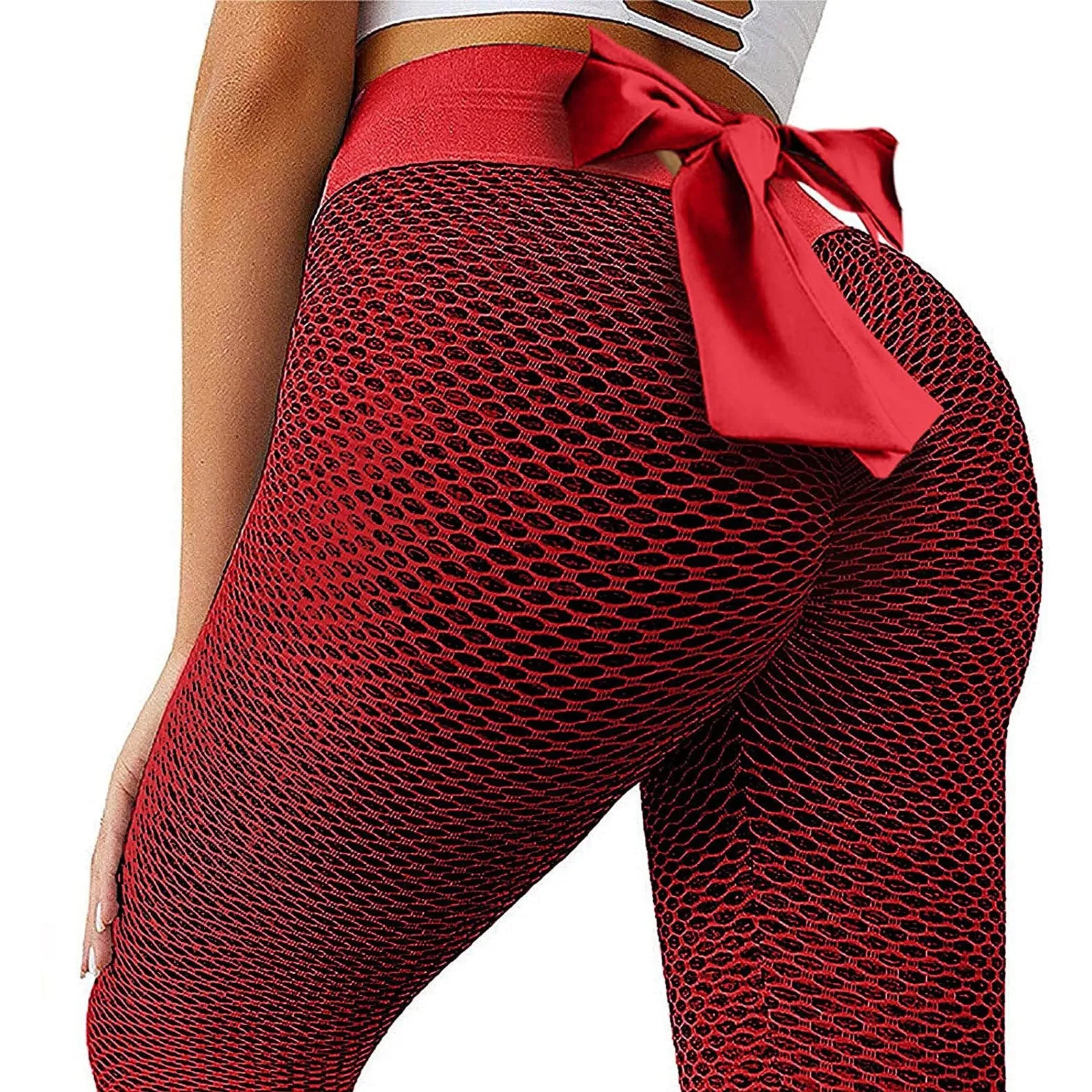 Europe Popular Hip Flattering Fitness Yoga Pants High Waist Sporty Fitting Hip-Flattering Seamless Women Activewear