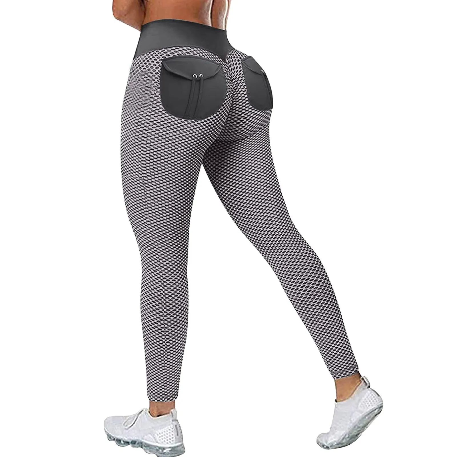 Europe Popular Hip Flattering Fitness Yoga Pants High Waist Sporty Fitting Hip-Flattering Seamless Women Activewear