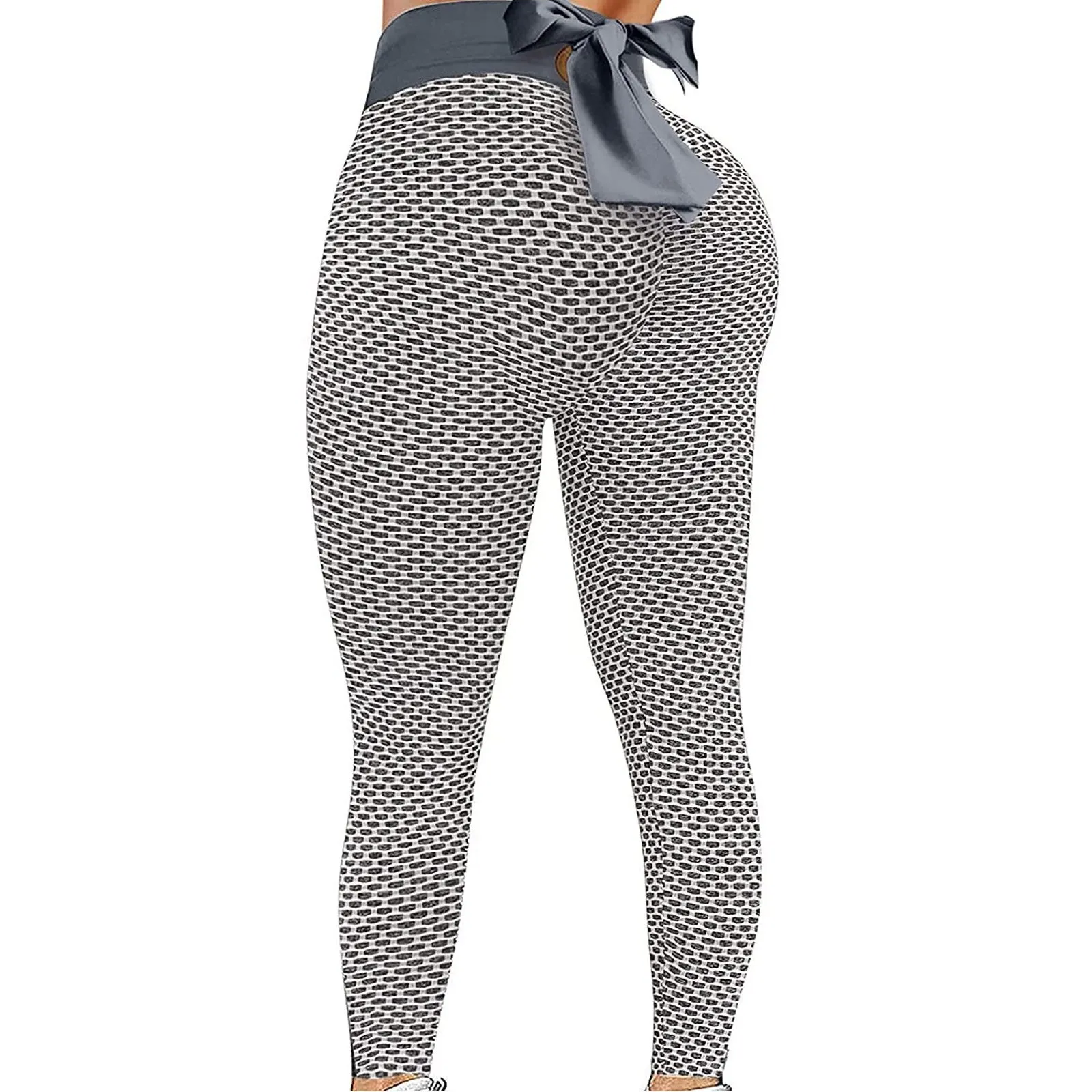 Europe Popular Hip Flattering Fitness Yoga Pants High Waist Sporty Fitting Hip-Flattering Seamless Women Activewear