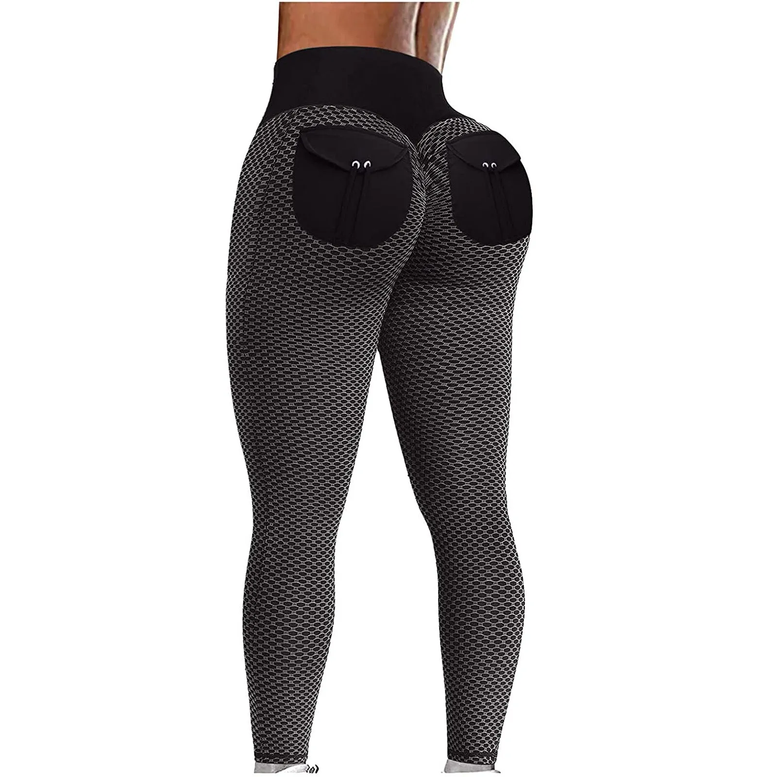 Europe Popular Hip Flattering Fitness Yoga Pants High Waist Sporty Fitting Hip-Flattering Seamless Women Activewear