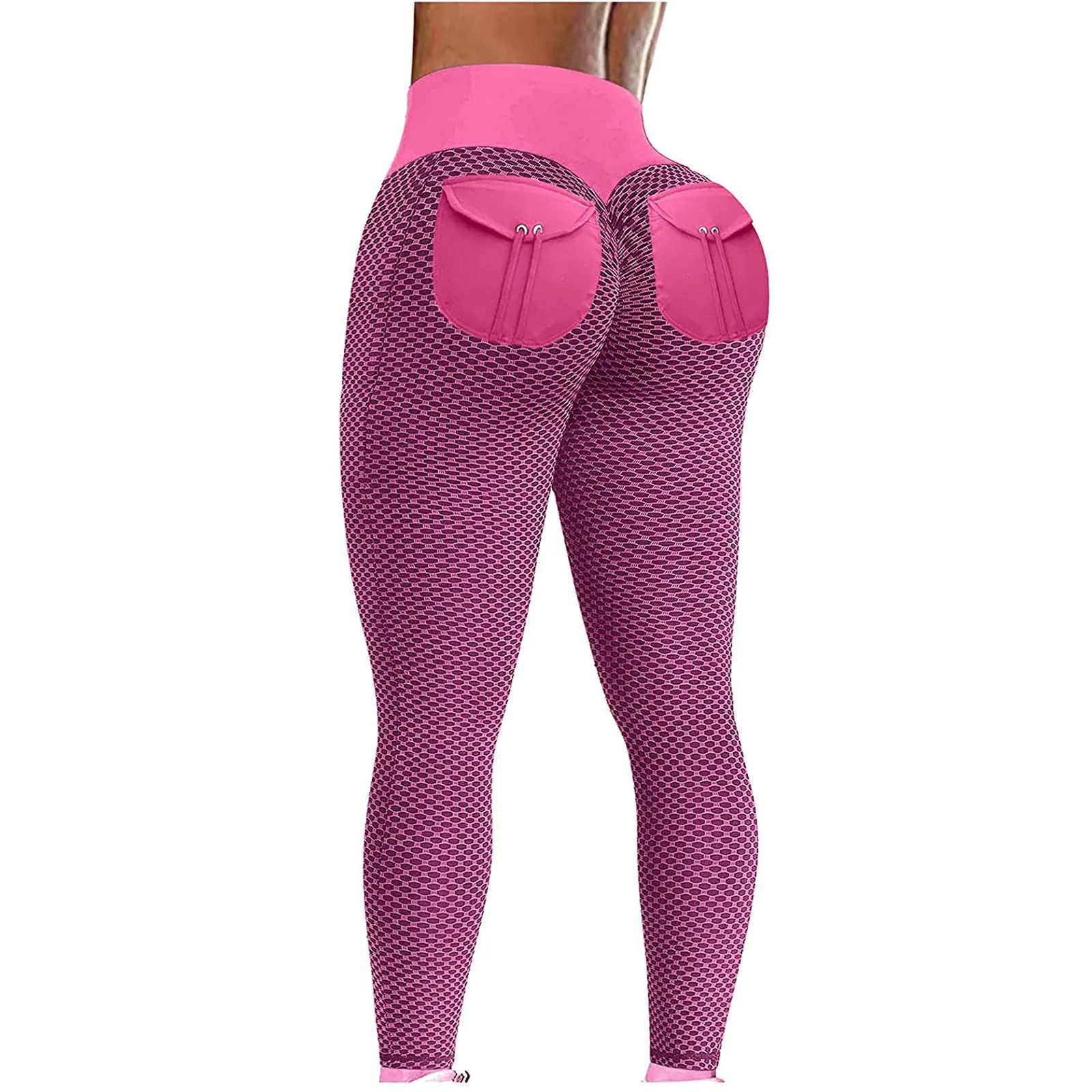 Europe Popular Hip Flattering Fitness Yoga Pants High Waist Sporty Fitting Hip-Flattering Seamless Women Activewear