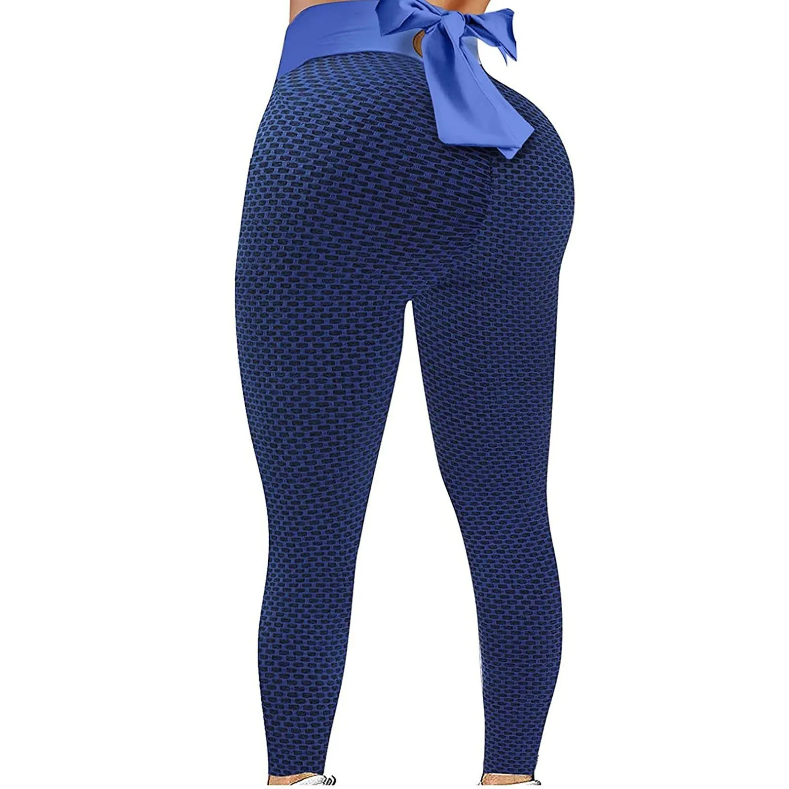Europe Popular Hip Flattering Fitness Yoga Pants High Waist Sporty Fitting Hip-Flattering Seamless Women Activewear