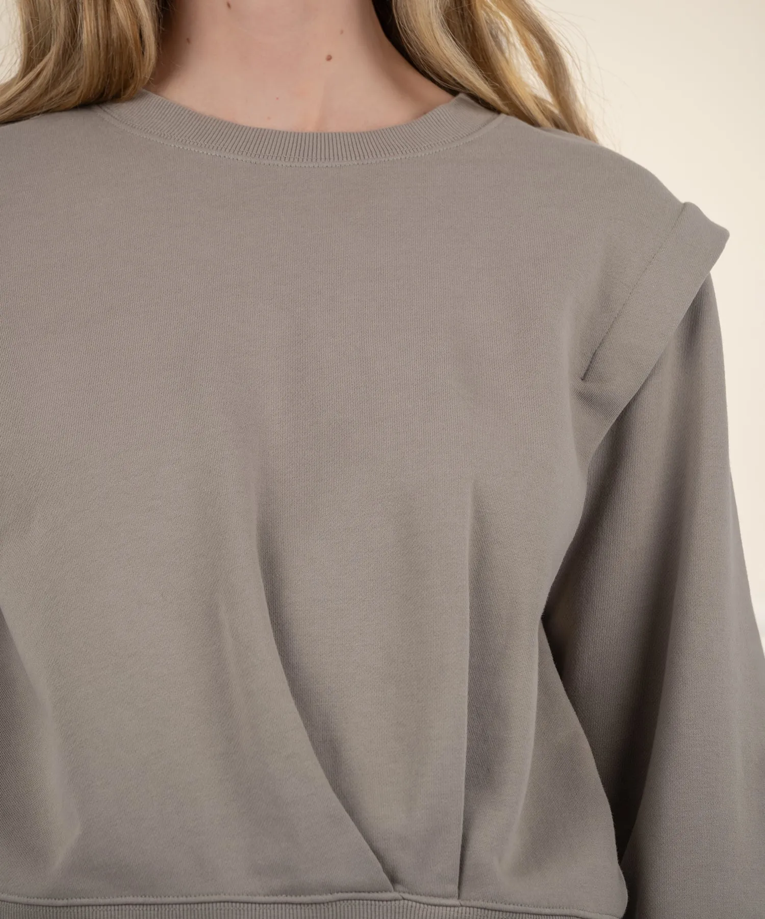 Felicity Pleated Pullover Sweatshirt