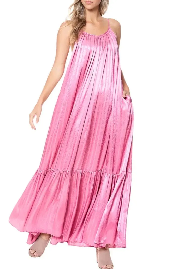 Free Flowingl Tiered Maxi Dress