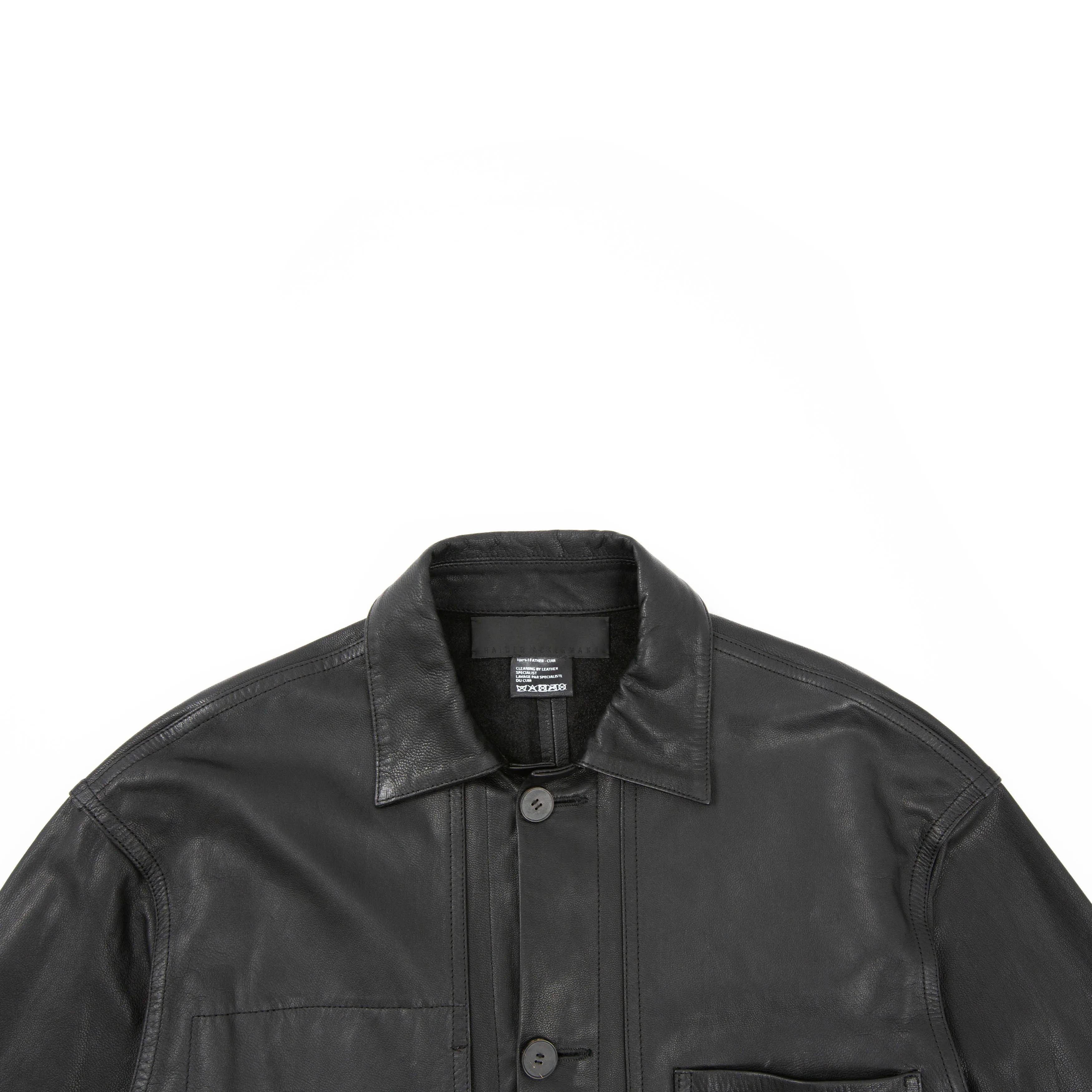 FW19 Leather Workwear Shirt