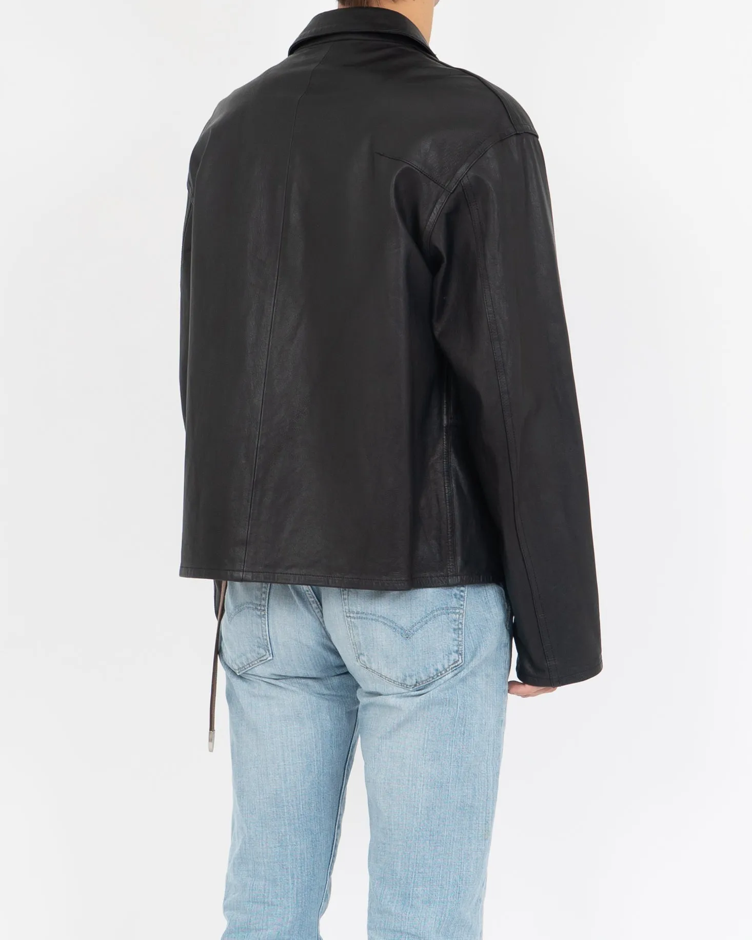 FW19 Leather Workwear Shirt