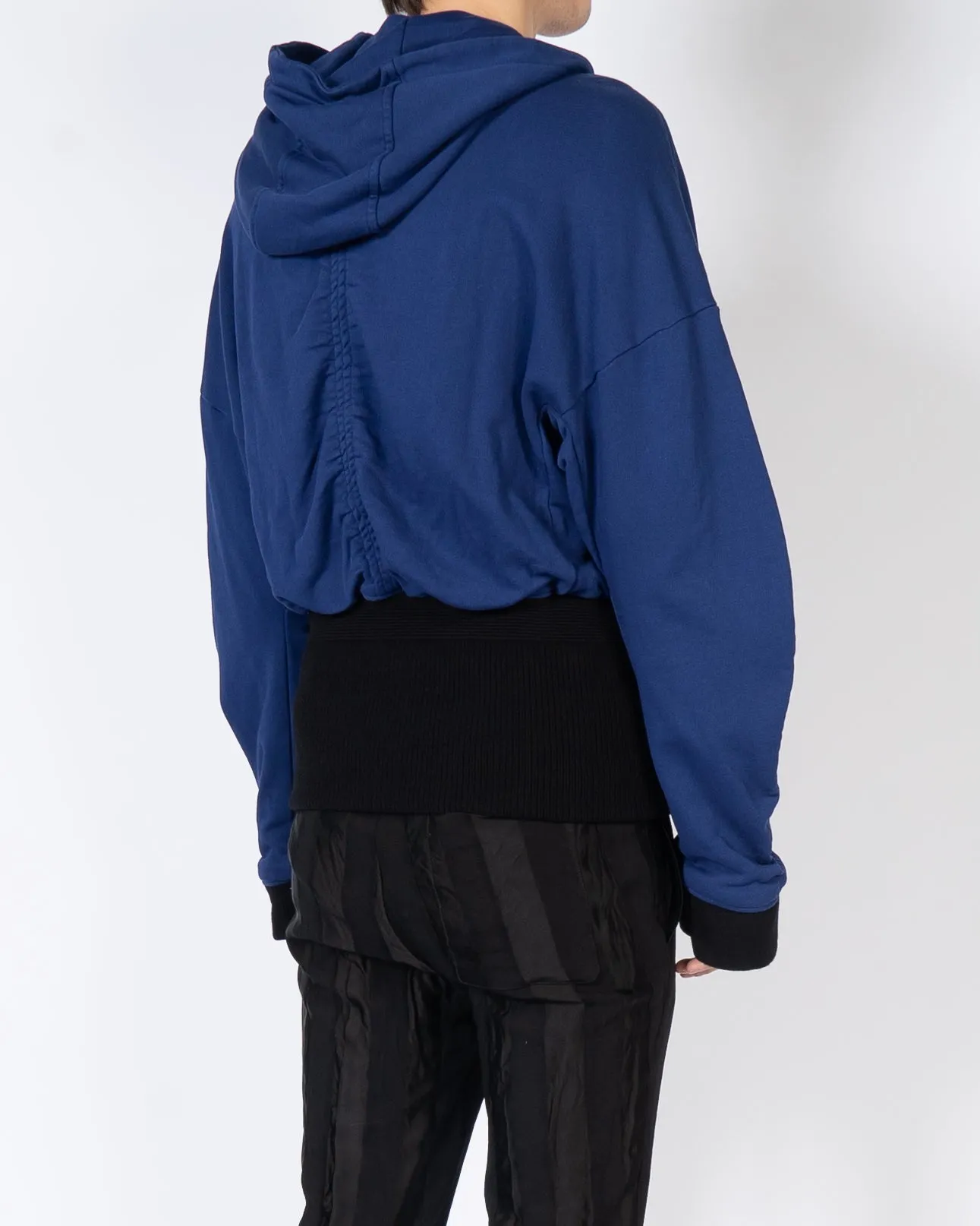 FW19 Mixed Fabric Hoodie Sample