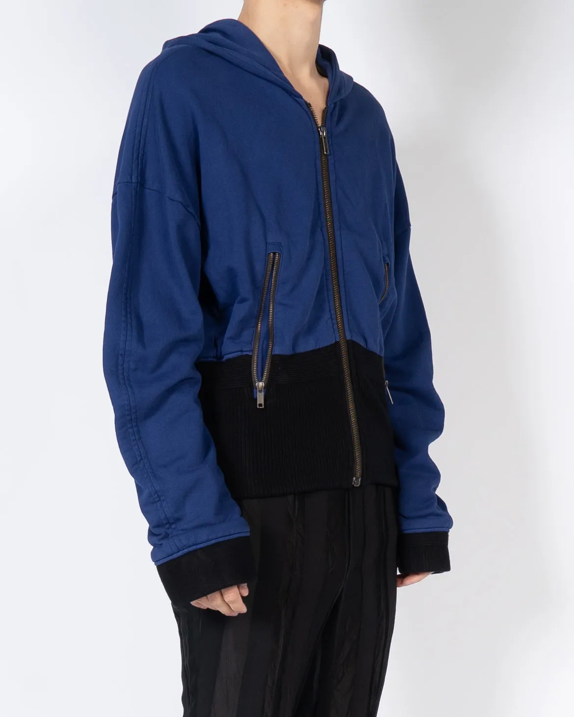 FW19 Mixed Fabric Hoodie Sample