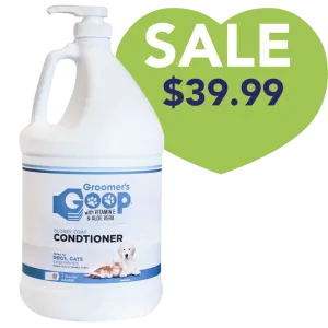 Glossy Coat Conditioner 1 Gallon with Pump by Groomer's Goop
