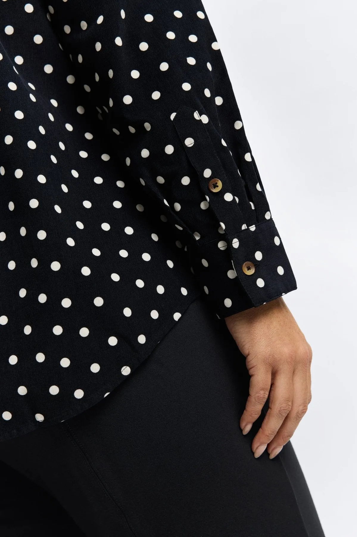 Haven Plus Polka Dot Corduroy Shirt
