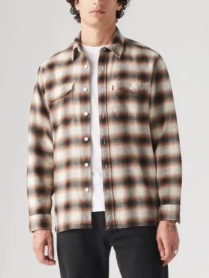 Jackson Worker James Plaid Sunny Cream Buttondown Shirt
