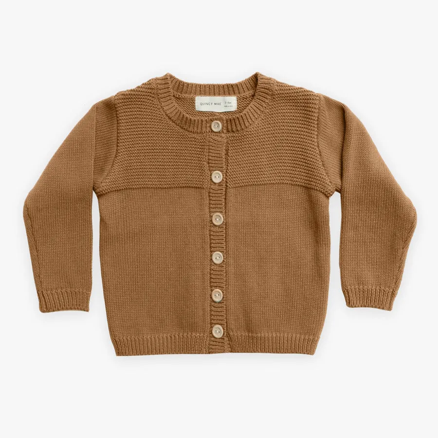 Knit Cardigan - Walnut