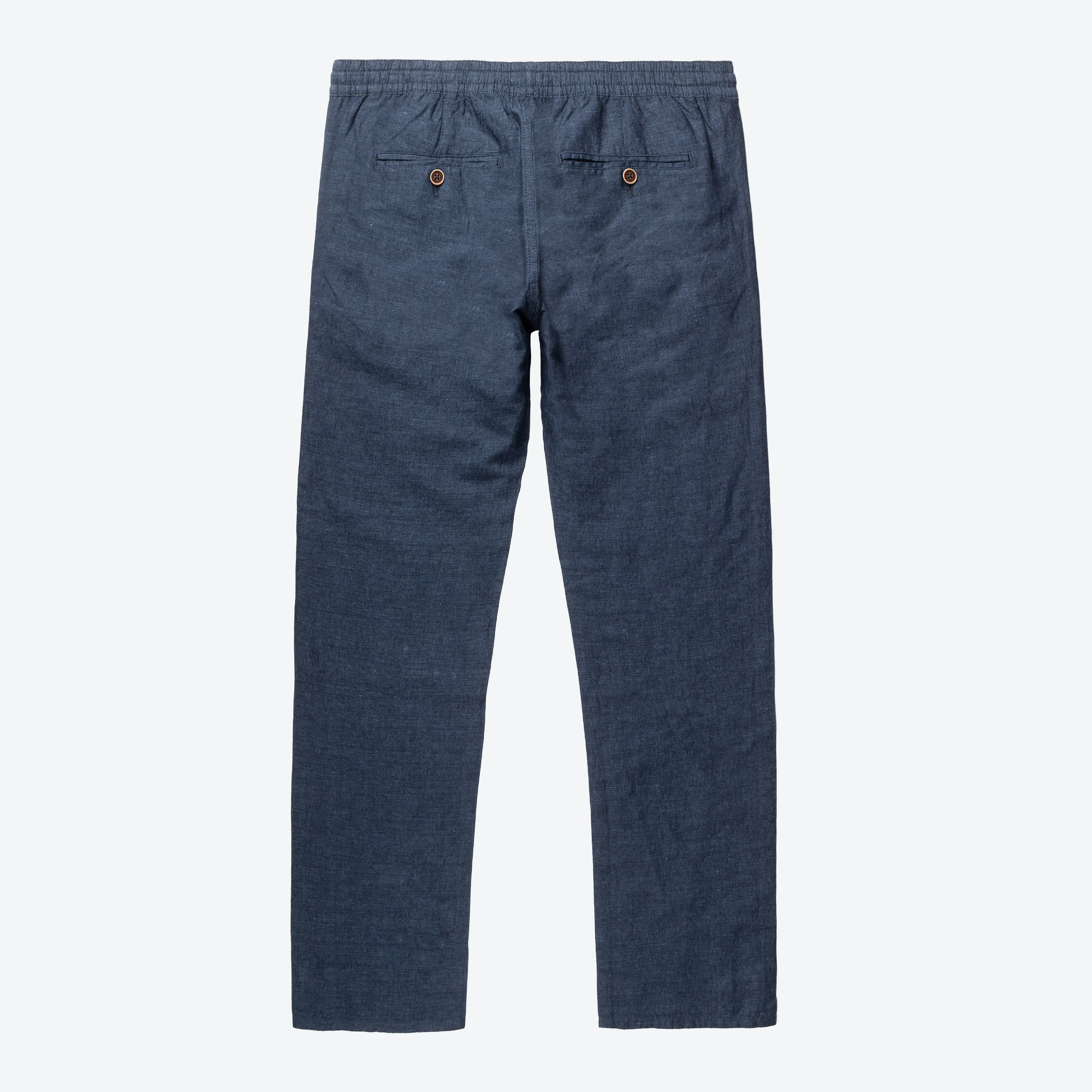 LINEN BLEND PULL-ON PANTS