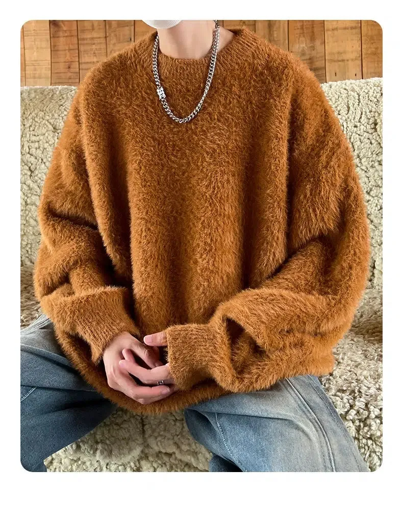 Loose-fit Fluffy Sweater