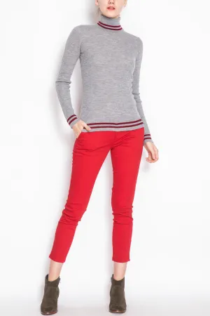 Low Rise Calf-length Pants