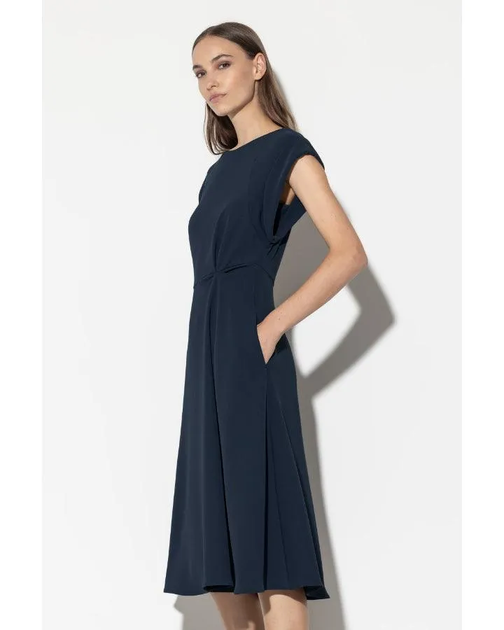 Luisa Cerano Fit and Flare Midi Dress
