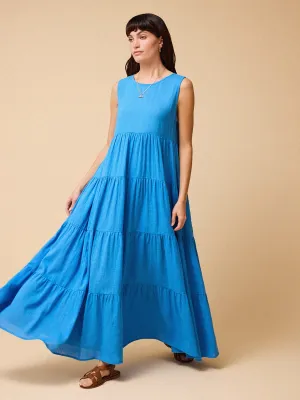 Mary Maxi Dress – Blue