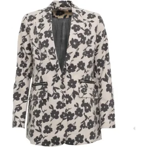 Monalisa Blazer - Grey Flower