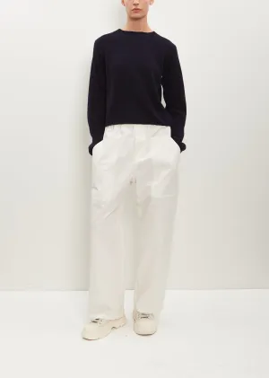 Mousse Wool-Cashmere Sweater — Midnight