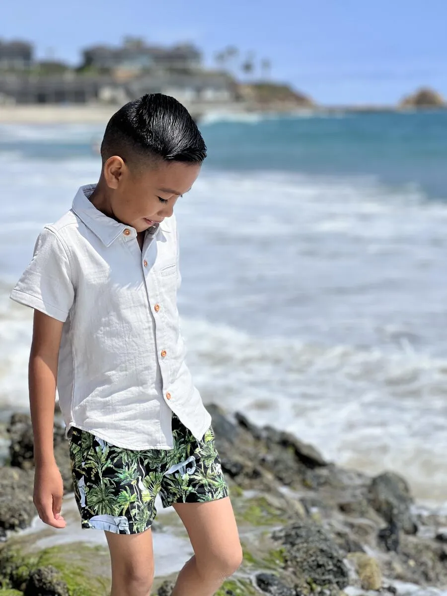 NEWPORT BUTTON DOWN - PALE GREY