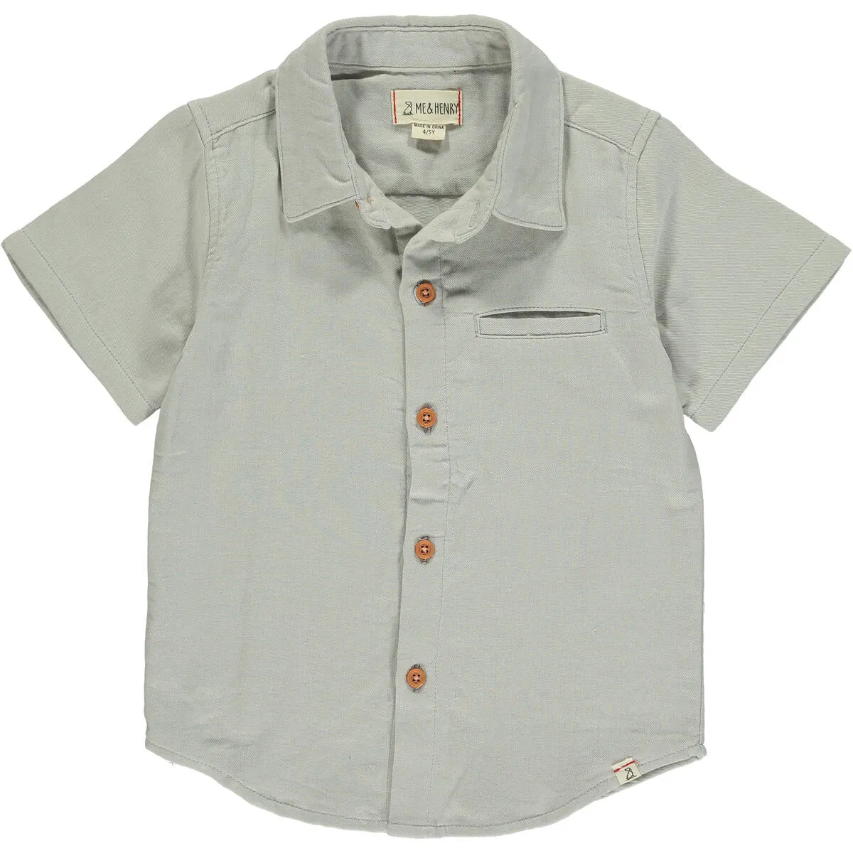 NEWPORT BUTTON DOWN - PALE GREY