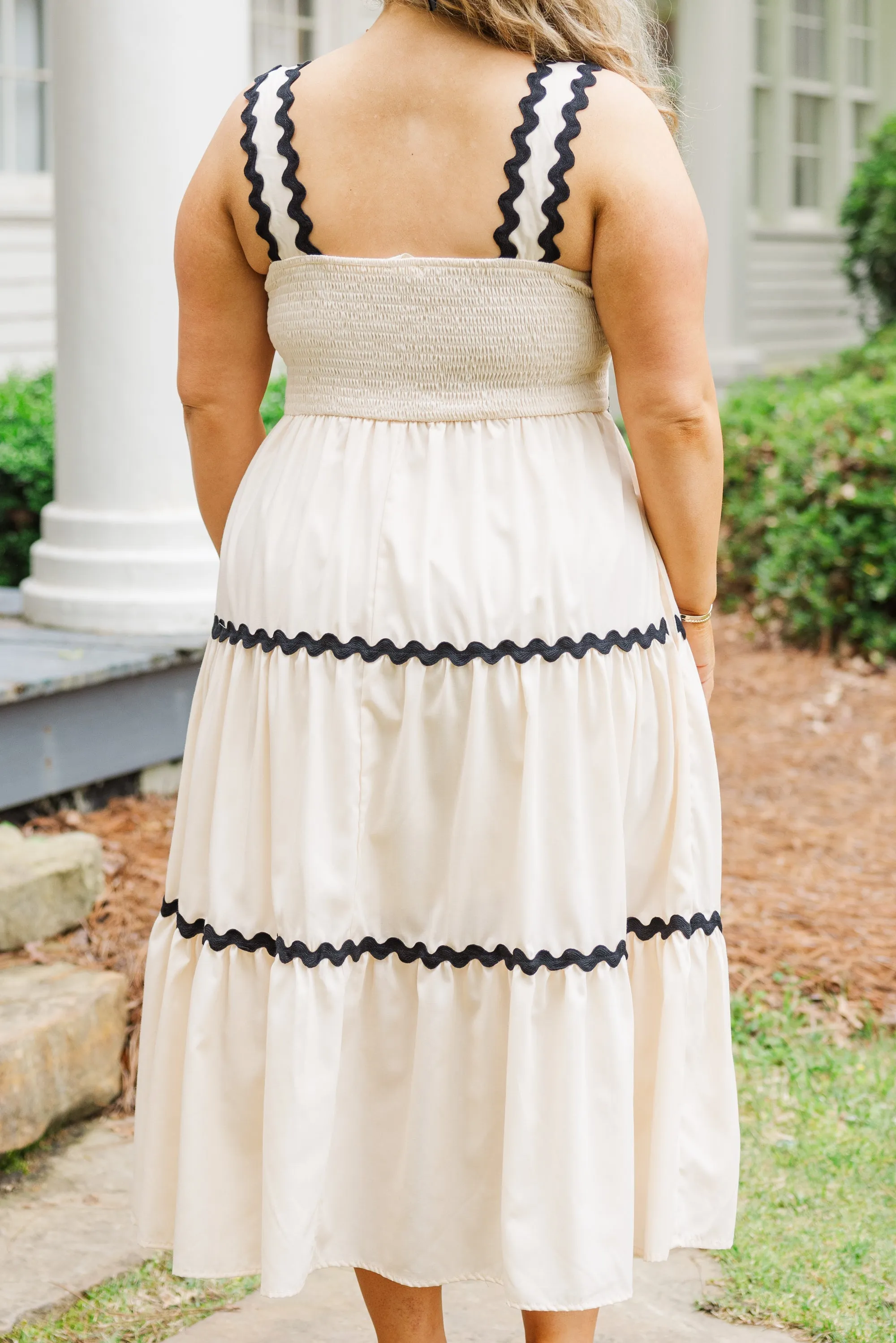 No More Secrets Dress, Ecru