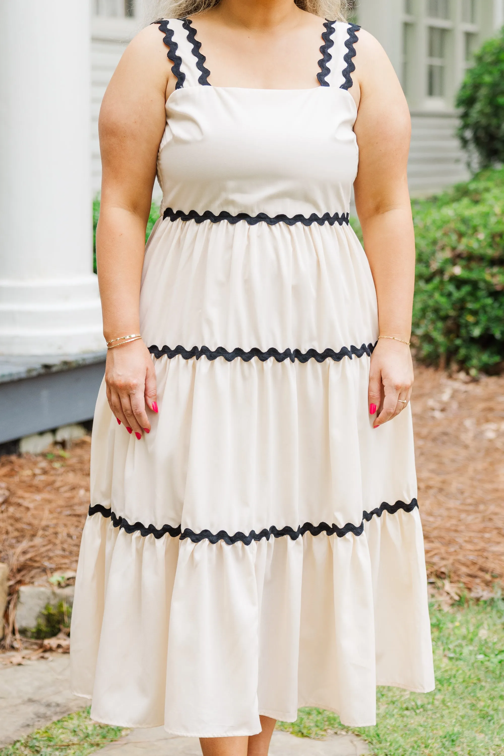 No More Secrets Dress, Ecru