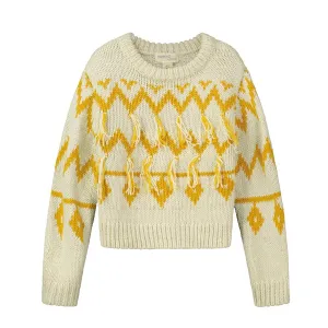 Nordic jumber - Cream Medium Chunky Knit