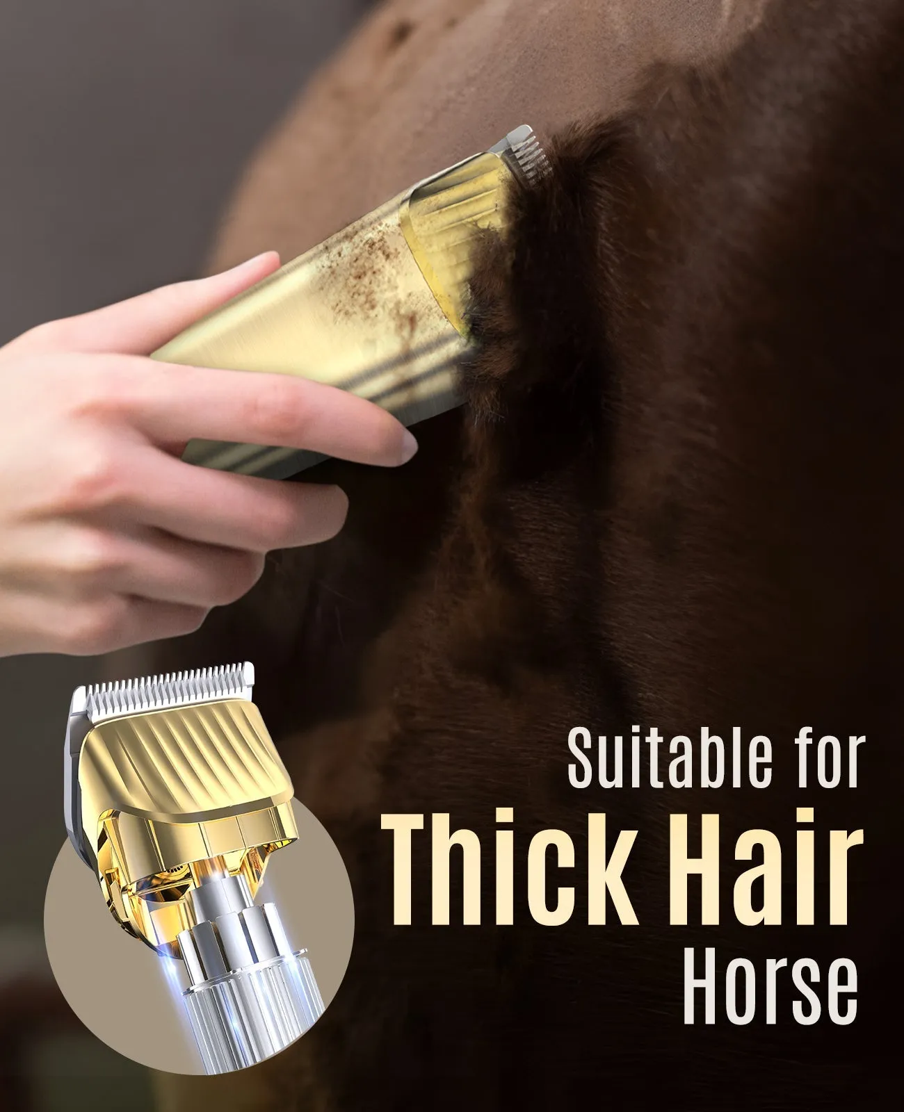 Oneisall RK034 Cordless Horse Clippers