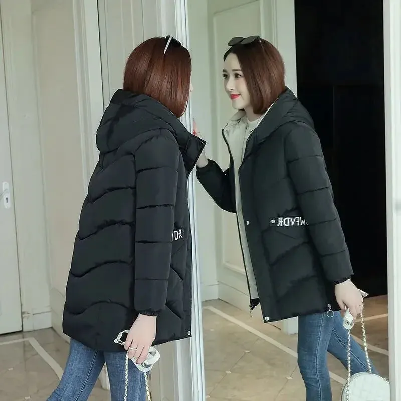 Orwindny Wadded Clothing Female New Women's Winter Jacket Cotton Jacket Slim Parkas Ladies Coats M-3xl