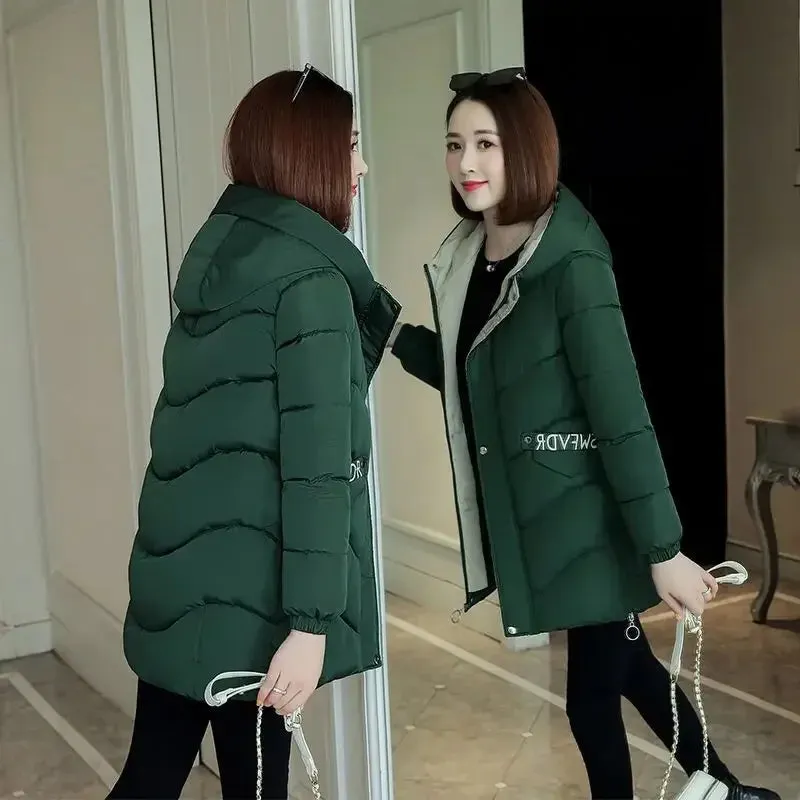 Orwindny Wadded Clothing Female New Women's Winter Jacket Cotton Jacket Slim Parkas Ladies Coats M-3xl