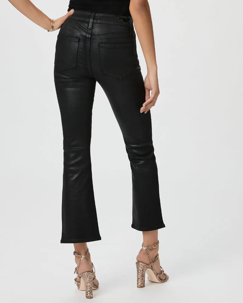 Paige Claudine Pants in Black Fog Luxe Coating