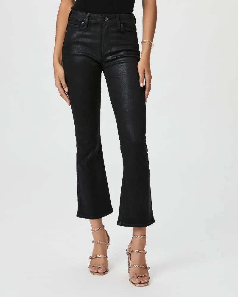 Paige Claudine Pants in Black Fog Luxe Coating